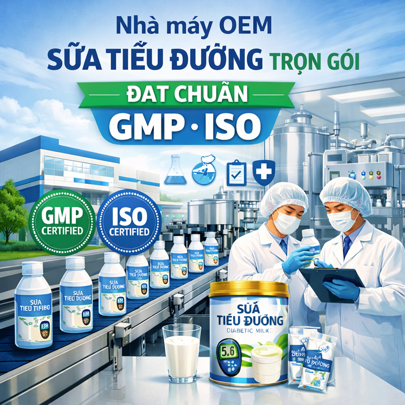 OEM sữa tiểu đường trọn gói