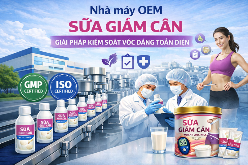 Nhà máy OEM Sữa Giảm Cân Trọn Gói