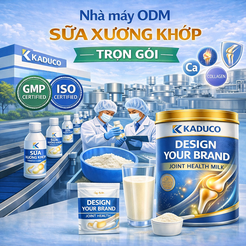 ODM sữa bột xương khớp cho người cao tuổ