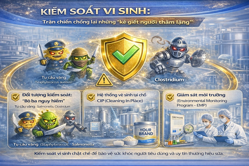 Kiểm soát Vi sinh: Trận chiến chống lại những “kẻ giết người thầm lặng”