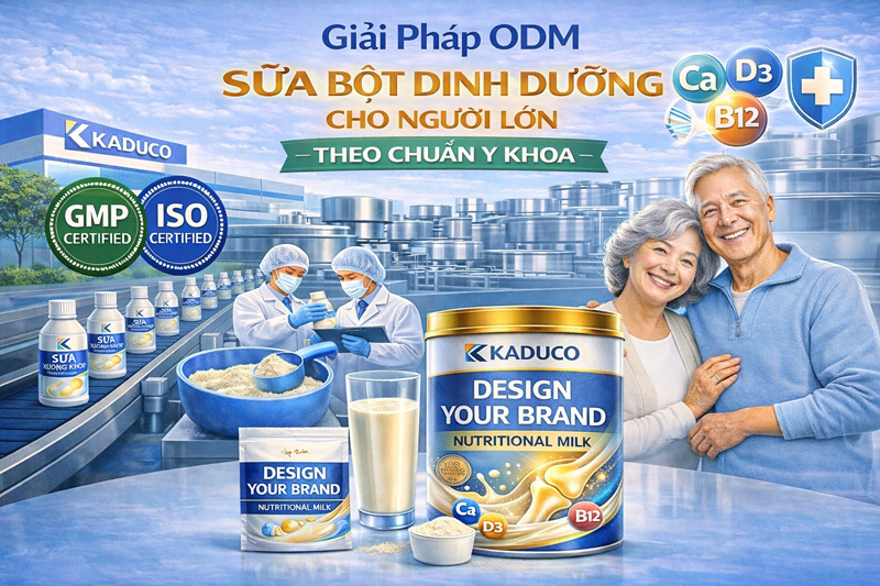 Nhà máy ODM sữa bột dinh dưỡng trọn gói